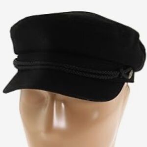 Brixton Black Herrington Twill Fiddler Size M (7-1/4" or 58cm)